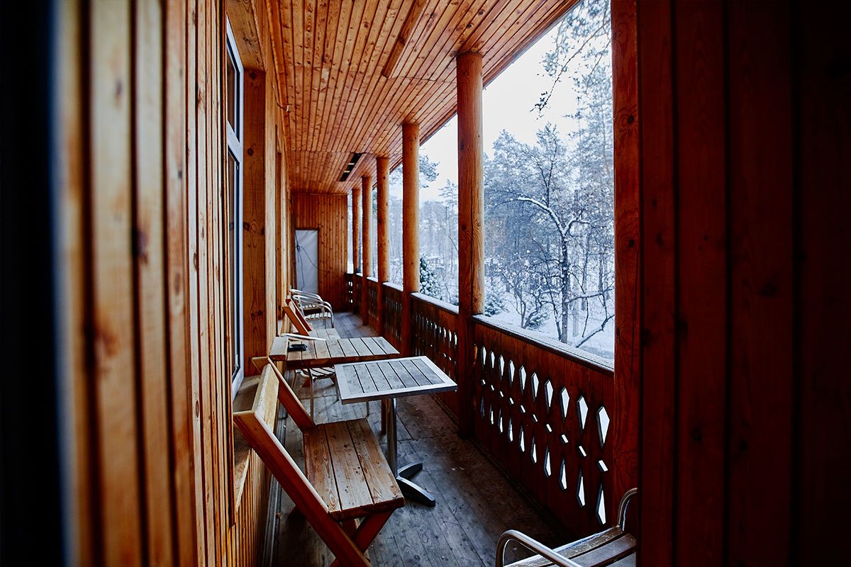 Отдых в домика на Тургояке зимой