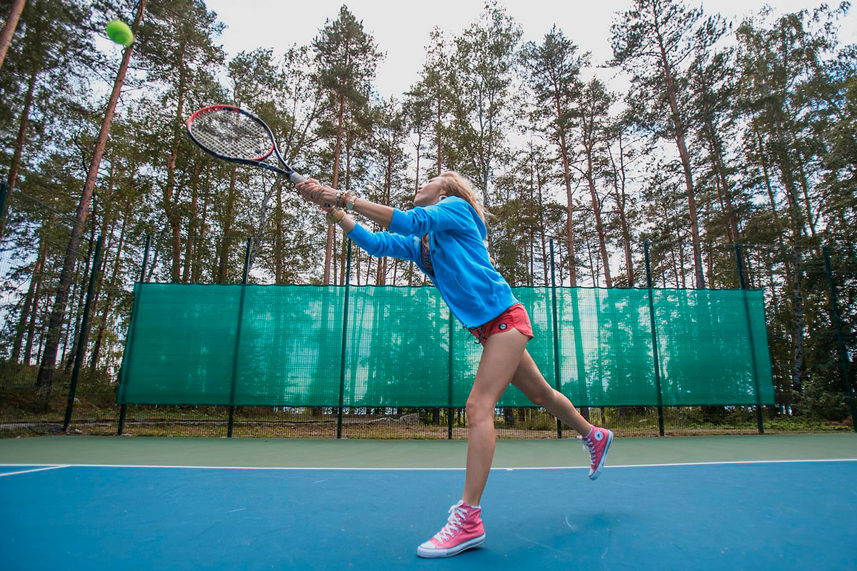 Теннисный корт в Челябинской области
